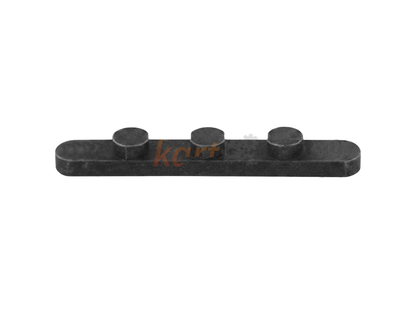 Achskeil mit 3 Stiften Ø7,5 mm / H. 3,5 mm / Stiftabstand: 15mm