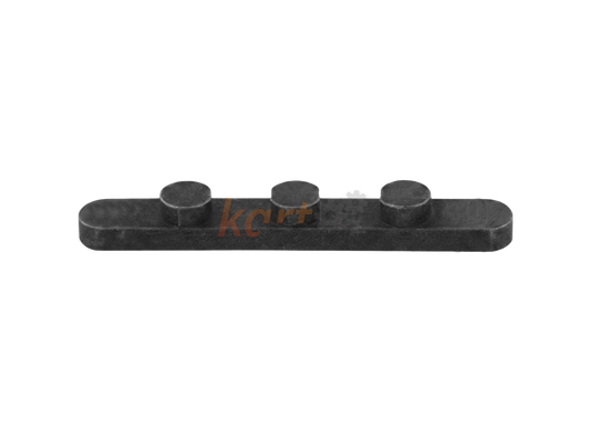Achskeil mit 3 Stiften Ø7,5 mm / H. 3,5 mm / Stiftabstand: 15mm