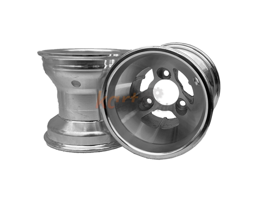 Aluminium Kart-Vorderradfelgen mit einem 58mm Lochdurchmesser in der Felge und einer Größe von 130mm