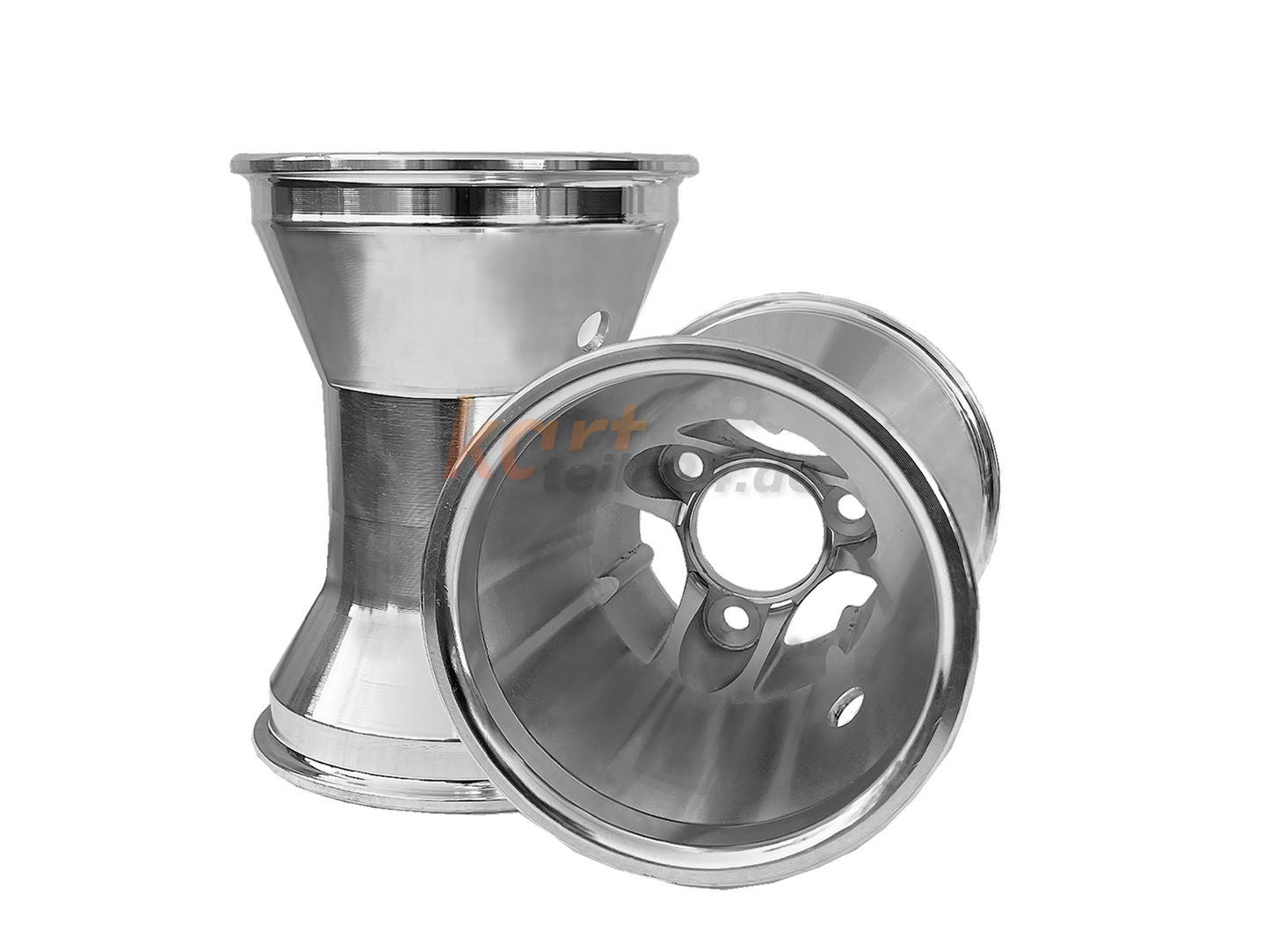 Aluminium Hinterrad-Felgen Set (2 Stück) (180mm LK 58mm) - Typ "STANDARD"
