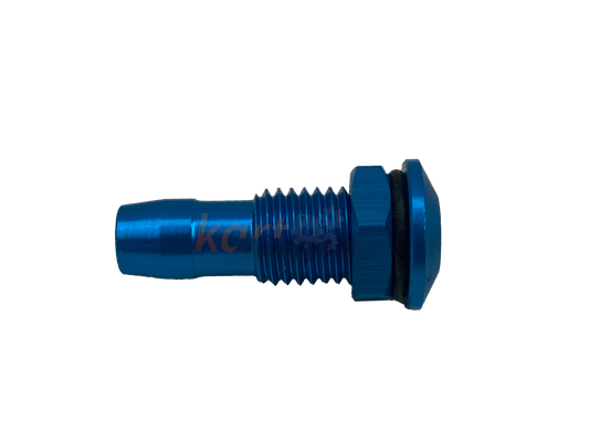 Schlauchanschluss einseitig- 6mm (blau)